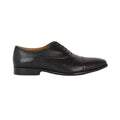 Black - Front - Debenhams Mens Preston Leather Shoes