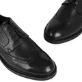 Black - Side - Debenhams Mens Miller Leather Brogues