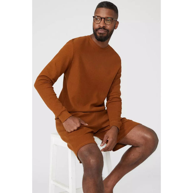 Camel - Lifestyle - Debenhams Mens Waffle Sweat Shorts