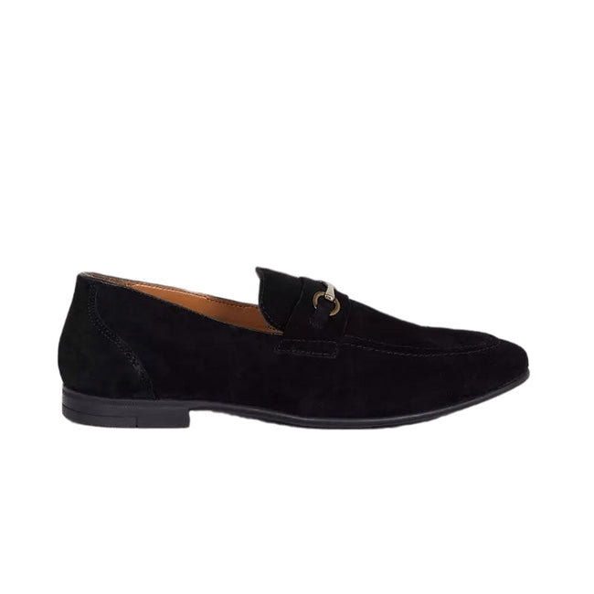 Black - Front - RedTape Mens Farrel Suede Loafers