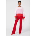 Pink - Lifestyle - Principles Womens-Ladies Colour Block Textured Sweater