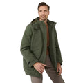 Olive - Front - Maine Mens Parka
