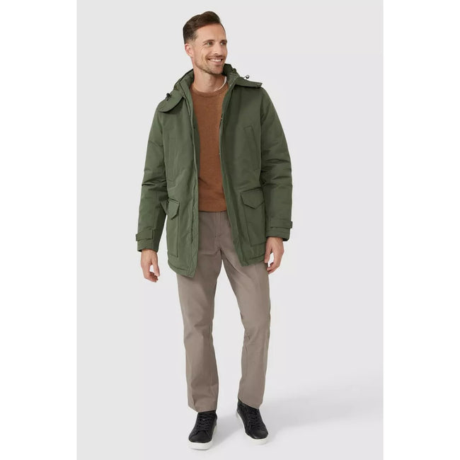 Olive - Side - Maine Mens Parka