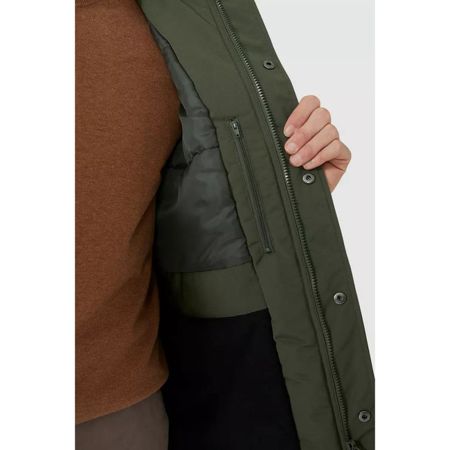 Olive - Pack Shot - Maine Mens Parka