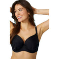 Black - Front - Gorgeous Womens-Ladies Underwired Bikini Top