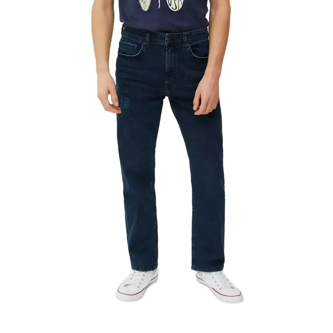 Blue - Front - Mantaray Mens Straight Jeans
