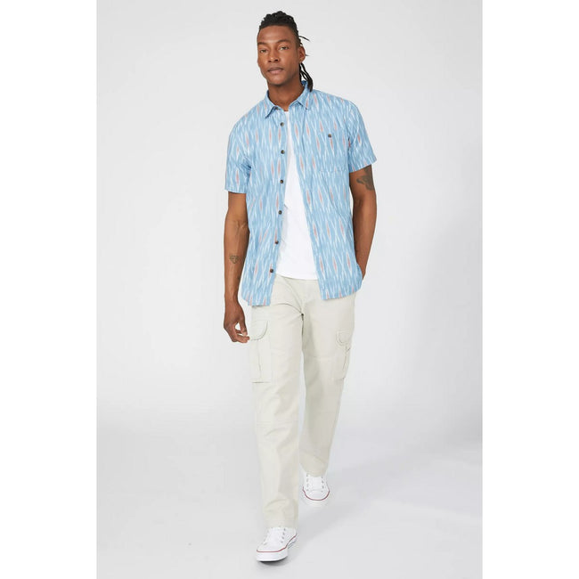 Natural - Pack Shot - Mantaray Mens Plain Cargo Pants
