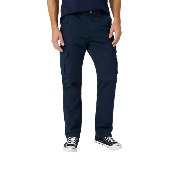 Navy - Front - Mantaray Mens Plain Cargo Pants