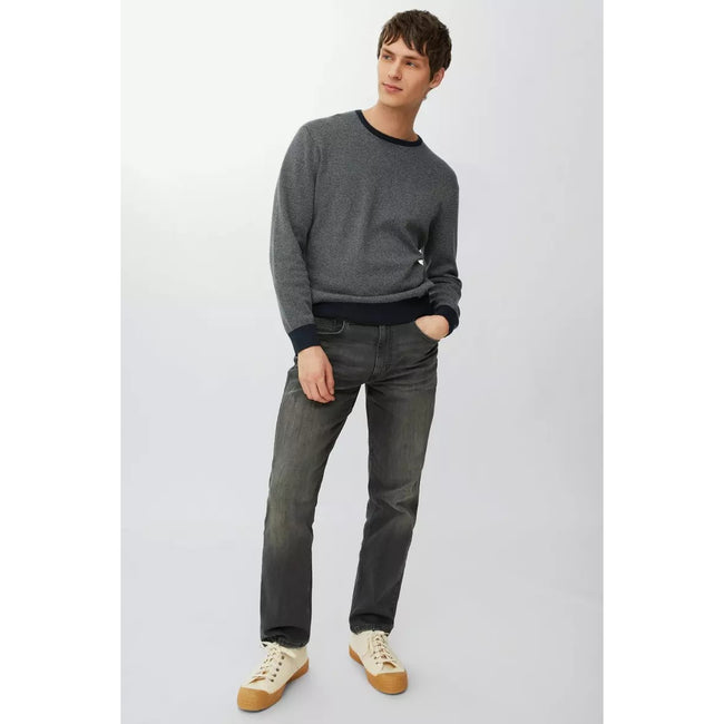 Dark Grey - Lifestyle - Mantaray Mens Washed Straight Jeans