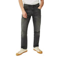 Dark Grey - Front - Mantaray Mens Washed Straight Jeans