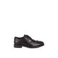 Black - Front - Debenhams Mens Airsoft Leather Wide Brogues