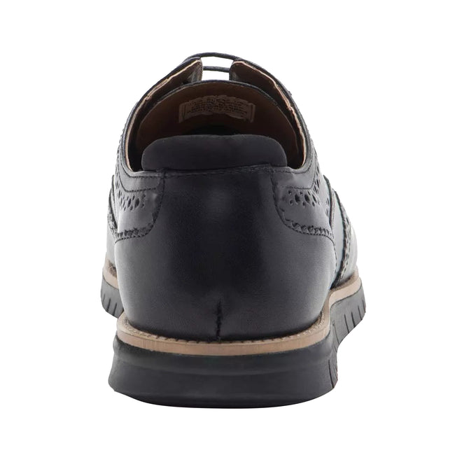 Black - Back - Debenhams Mens Thomas Crick Travis Leather Brogues