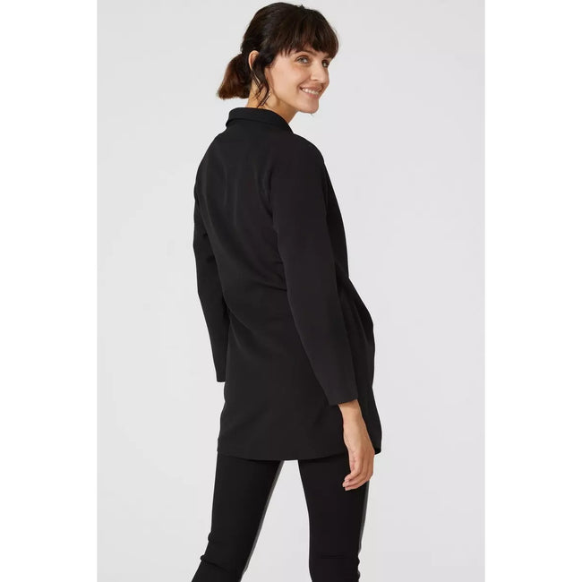 Black - Back - Principles Womens-Ladies Tie Wrap Blazer