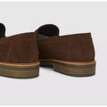 Brown - Side - Maine Mens Wells Suede Loafers