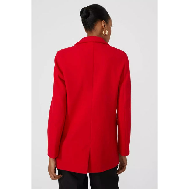 Red - Back - Principles Womens-Ladies Double-Breasted Tailored Blazer