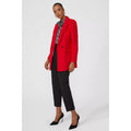 Red - Lifestyle - Principles Womens-Ladies Double-Breasted Tailored Blazer