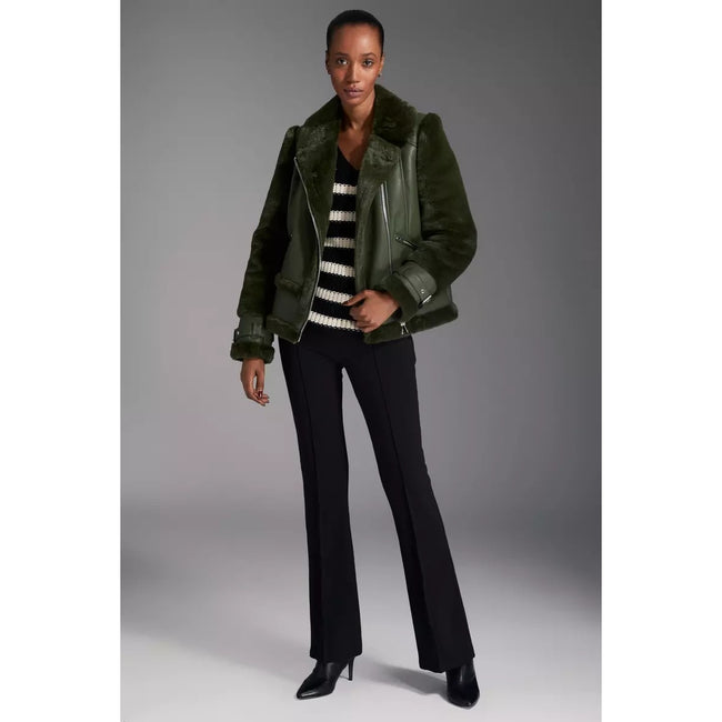 Khaki - Lifestyle - Principles Womens-Ladies Adjustable Cuff Flight Jacket