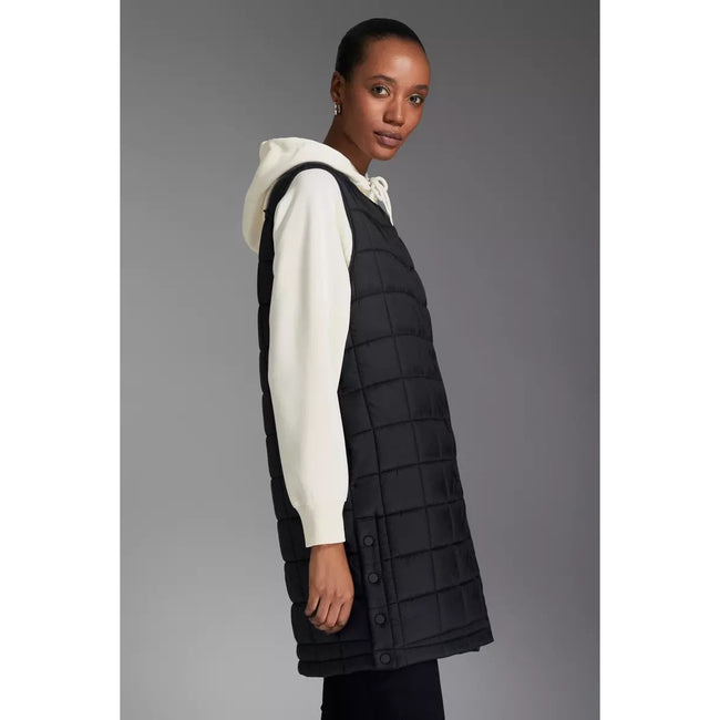 Black - Lifestyle - Principles Womens-Ladies Long Length Vest