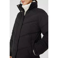 Black - Side - Principles Womens-Ladies Soft Touch Padded Short Coat