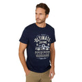 Navy - Front - Mantaray Mens Ultimate Customs Printed T-Shirt