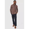 Brown - Lifestyle - Maine Mens Double Checked Shirt