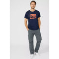 Navy - Pack Shot - Mantaray Mens Form & Function Printed T-Shirt