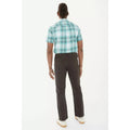 Dark Brown - Back - Mantaray Mens Garment Dyed Pants