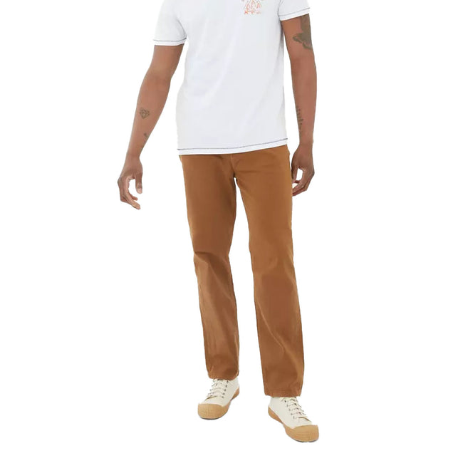 Tan - Front - Mantaray Mens Garment Dyed Pants