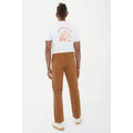 Tan - Back - Mantaray Mens Garment Dyed Pants