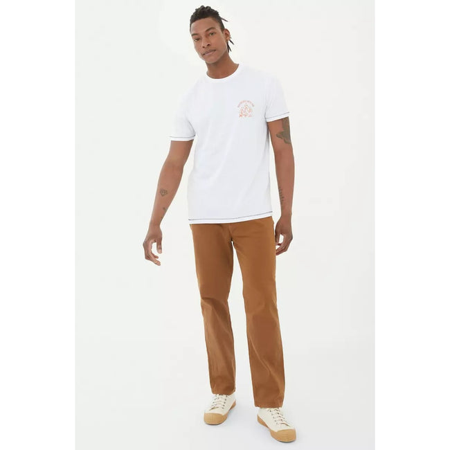Tan - Lifestyle - Mantaray Mens Garment Dyed Pants