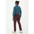 Wine - Back - Mantaray Mens Garment Dyed Pants