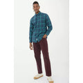 Wine - Pack Shot - Mantaray Mens Garment Dyed Pants