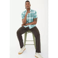 Dark Brown - Lifestyle - Mantaray Mens Garment Dyed Pants
