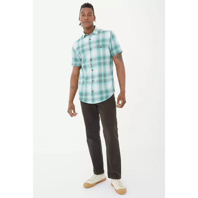 Dark Brown - Pack Shot - Mantaray Mens Garment Dyed Pants