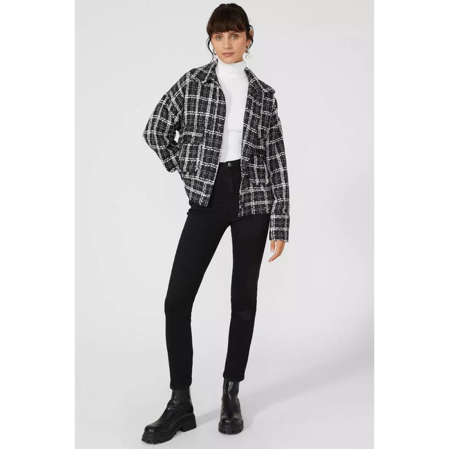 Monochrome - Pack Shot - Principles Womens-Ladies Bouclé Shirt Jacket