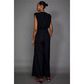 Black - Back - Principles Womens-Ladies Wrap Jumpsuit