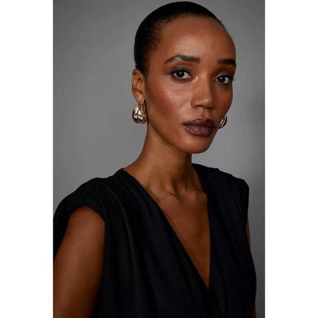 Black - Lifestyle - Principles Womens-Ladies Wrap Jumpsuit