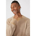 Gray - Side - Mantaray Mens Plaited Twist Neck Sweater