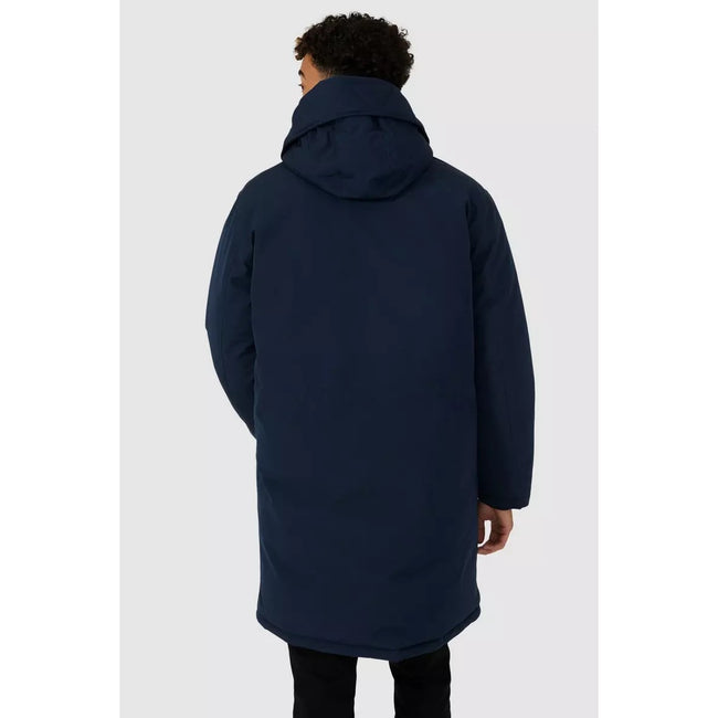Navy - Back - Red Herring Mens Longline Parka