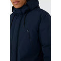 Navy - Side - Red Herring Mens Longline Parka
