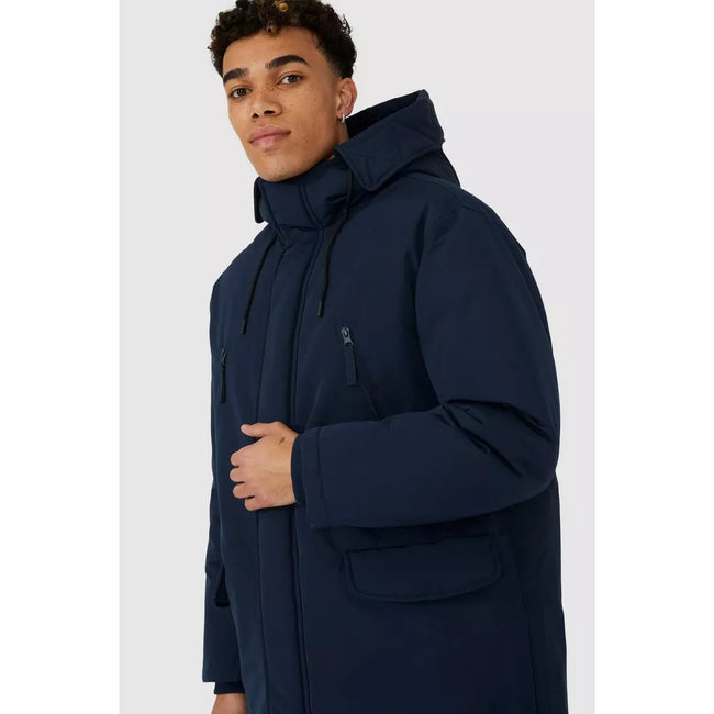 Navy - Lifestyle - Red Herring Mens Longline Parka