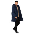 Navy - Front - Red Herring Mens Longline Parka