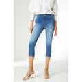 Light Wash - Front - Principles Womens-Ladies Cropped Jeggings
