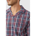 Red - Pack Shot - Debenhams Mens Checked Woven Long Pyjama Set