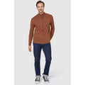 Orange - Lifestyle - Mantaray Mens Space Dye Full Zip Fleece Top