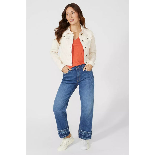 Ecru - Lifestyle - Mantaray Womens-Ladies Western Twill Jacket