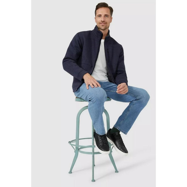 Light Blue - Lifestyle - Maine Mens Washed Straight Jeans