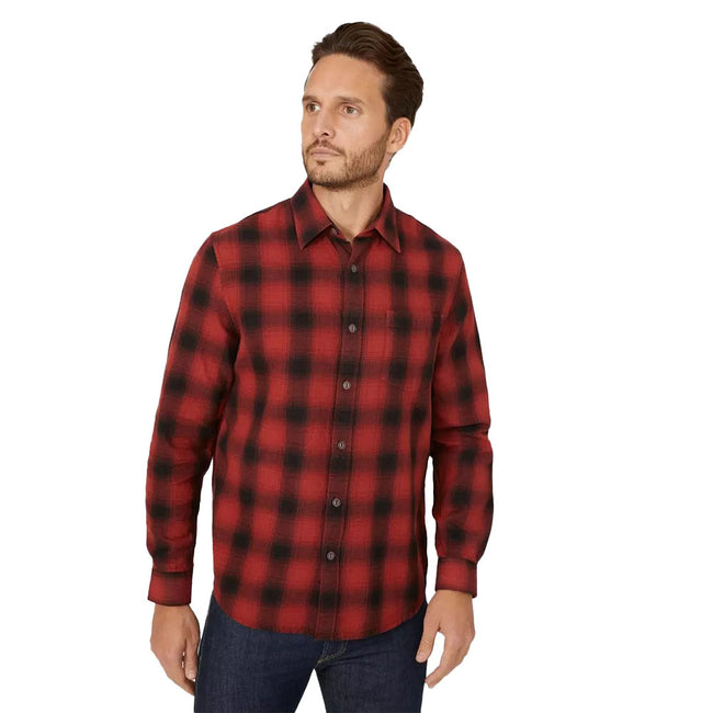 Red - Front - Mantaray Mens Ombre Shirt
