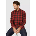 Red - Lifestyle - Mantaray Mens Ombre Shirt