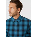 Blue - Side - Mantaray Mens Ombre Shirt